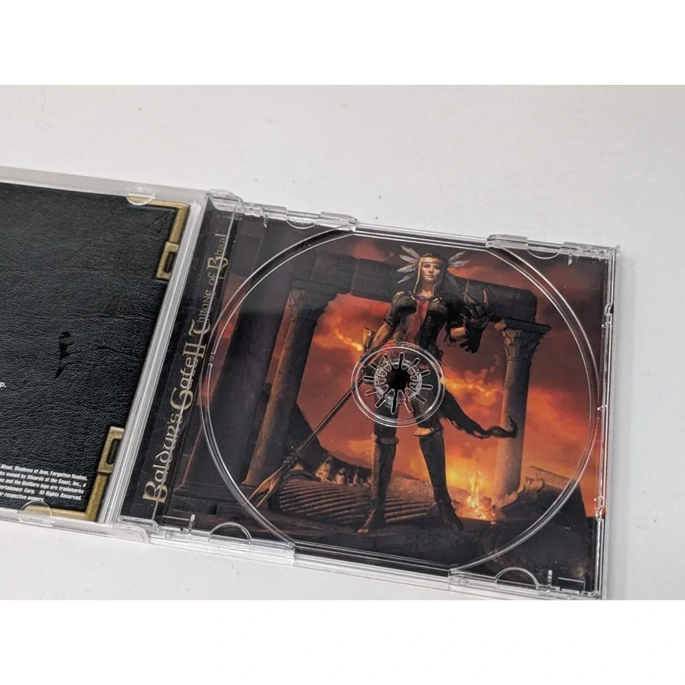 Baldur's Gate II Throne of Bhaal‎ PC CD-ROM Jewel Case 2000 VTG
